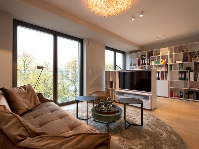 W+P Helmut Warnstedt Innenarchitekt Wohnung, Alsterufer, Hamburg