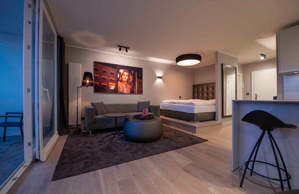 Wohnbereich mit Schlafecke