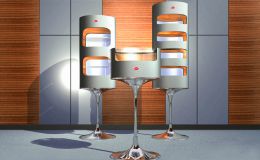 kleine Vitrinensysteme Metall / Holz