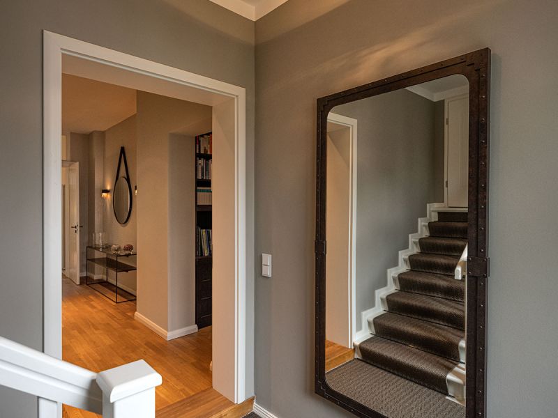 W+P Helmut Warnstedt Innenarchitekt - Altbauvilla am Griebnitzsee/Potsdam - Treppenhaus OG