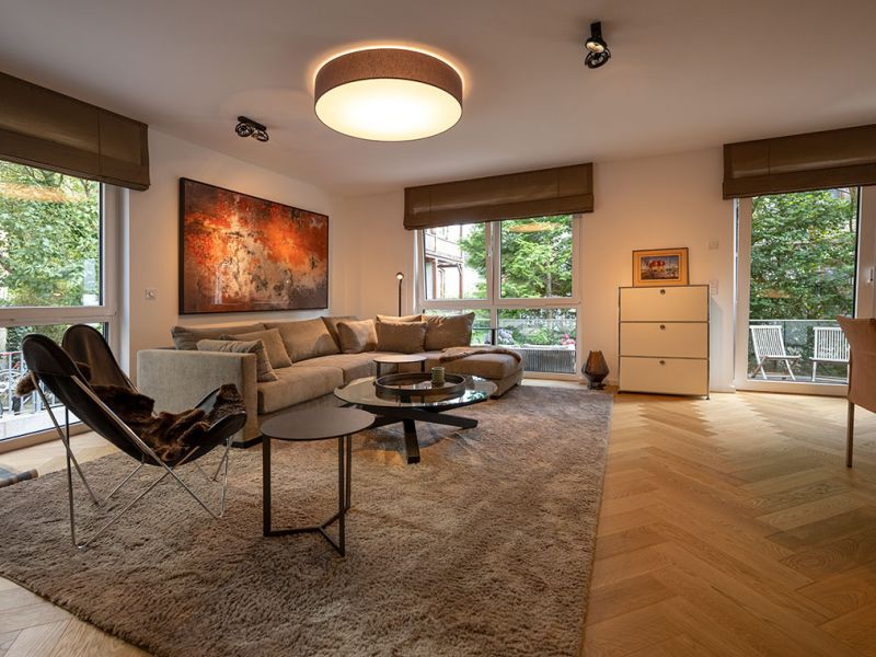 W+P Helmut Warnstedt Innenarchitekt - Eigentumswohnung in Braunschweig - Wohnzimmer