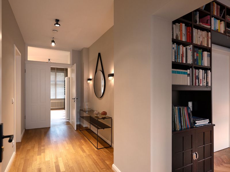 W+P Helmut Warnstedt Innenarchitekt - Altbauvilla am Griebnitzsee/Potsdam - Diele OG