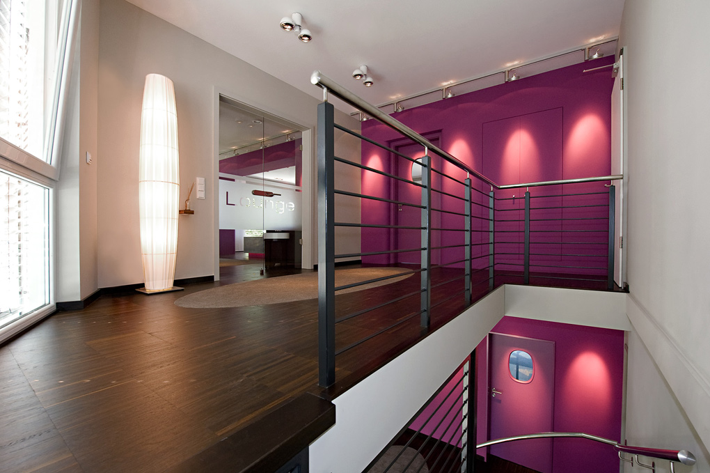 Blick auf EG und Obergeschoss